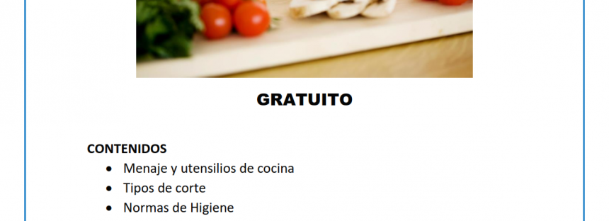 Curso Cocina en Ourense